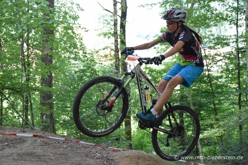 Emily Scheller fuhr ein starkes Rennen in der U13